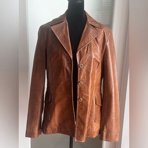 Banana Republic Brown Leather Jacket